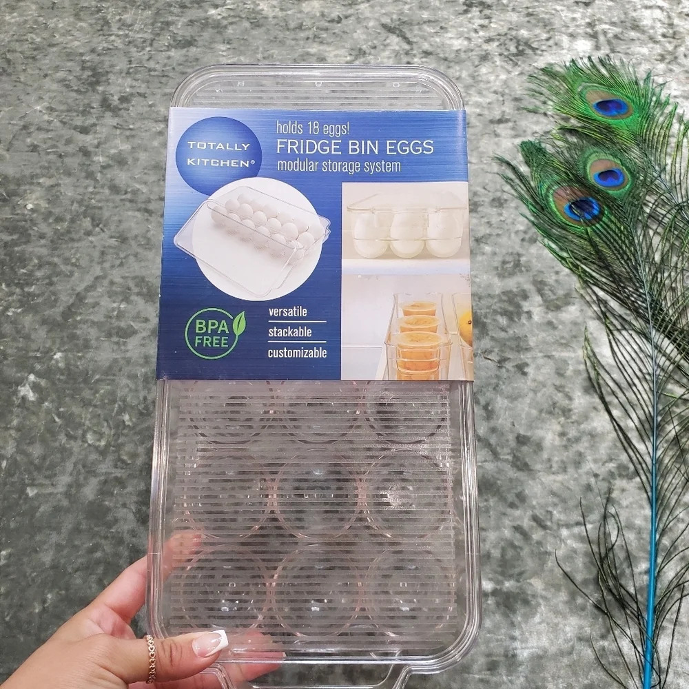 Totally Kitchen 18 Egg Bin‎ Holder